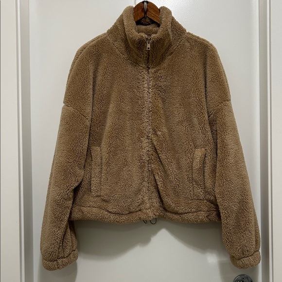 Sunday Best Jackets & Blazers - Sunday Best Tan Fleece Jacket